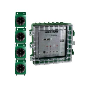 Sistema Anti Aves de 4 Altavoces Ultrason X™ – Repelente Ultrasónico Profesional